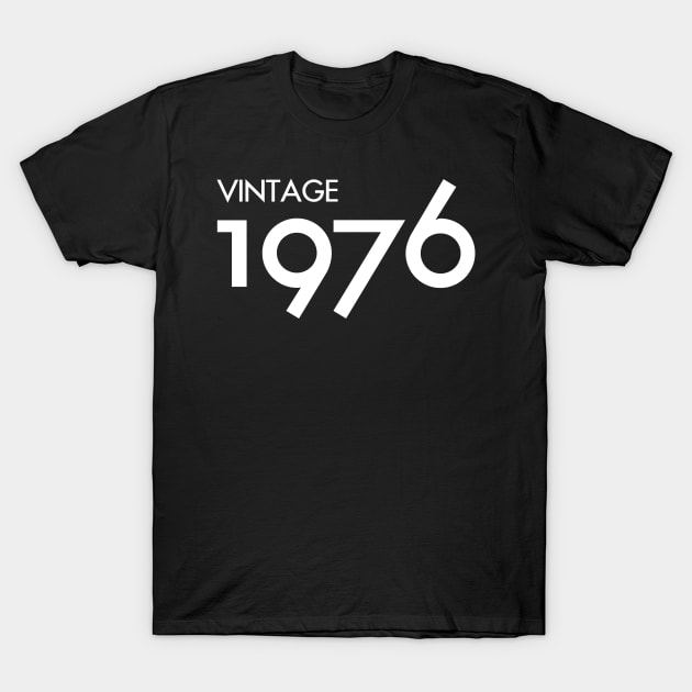 Vintage 1976 Gift 44th Birthday Party T-Shirt by Damsin